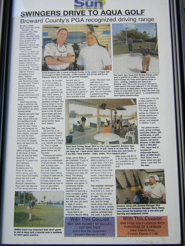 Aqua Range News Article