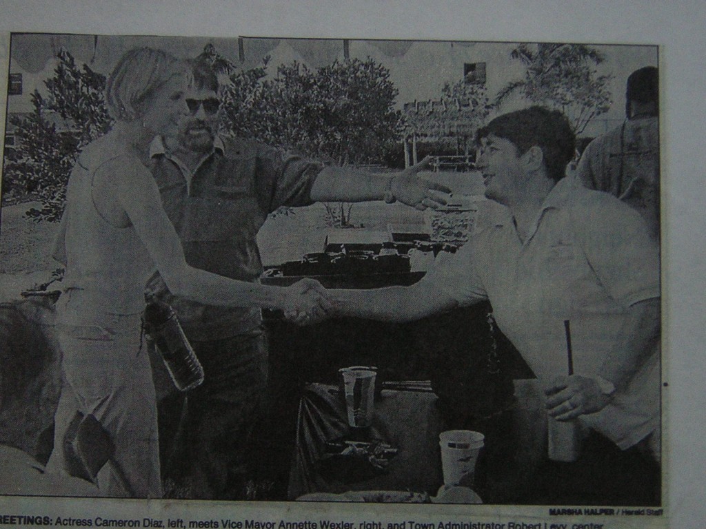 Something About Mary Newspaper Picture