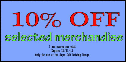 Merchandise Coupon Coupon for Pro Shop Merchandise